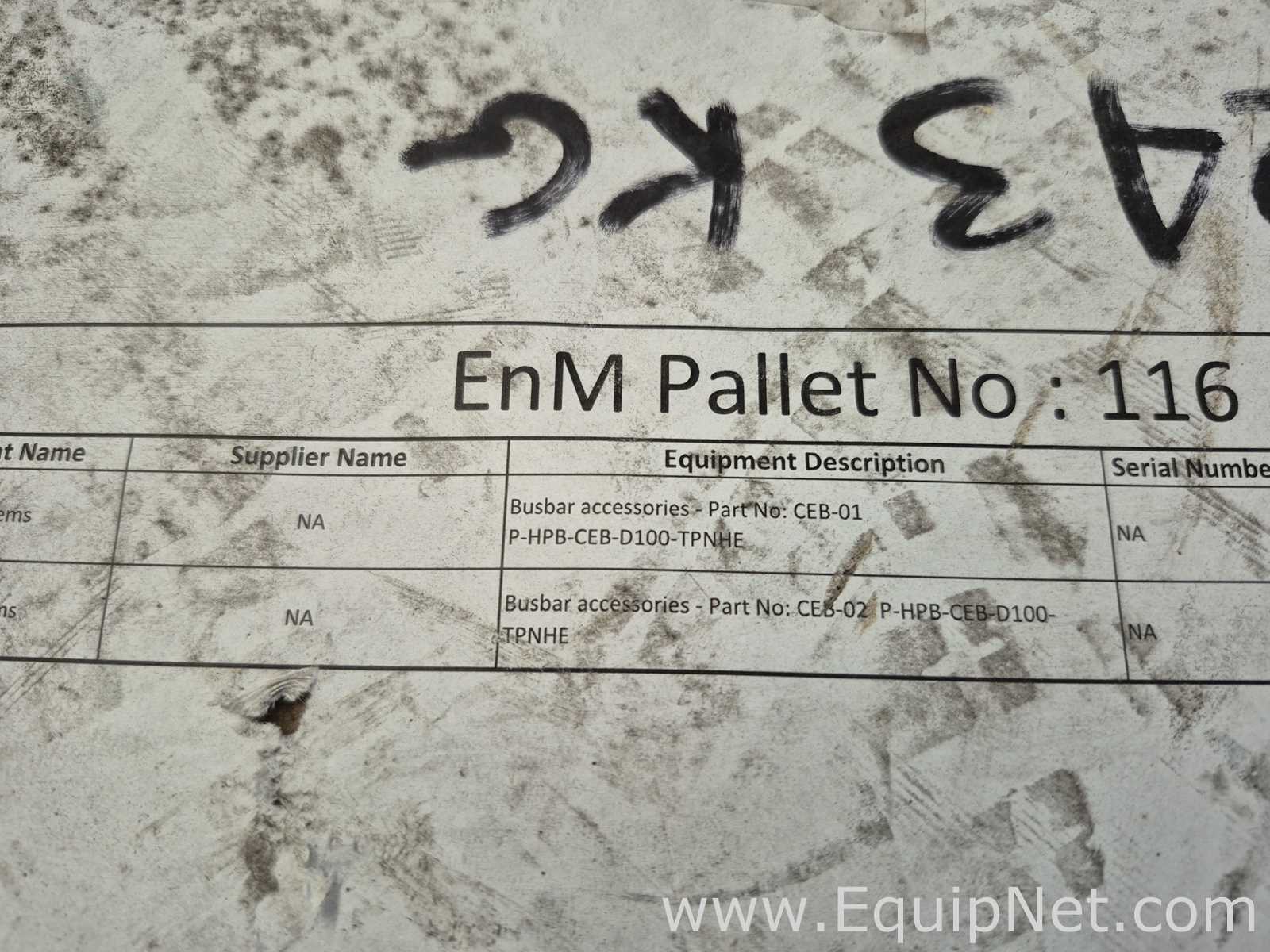 Lot of Busbar Accessories - Pallet No 116