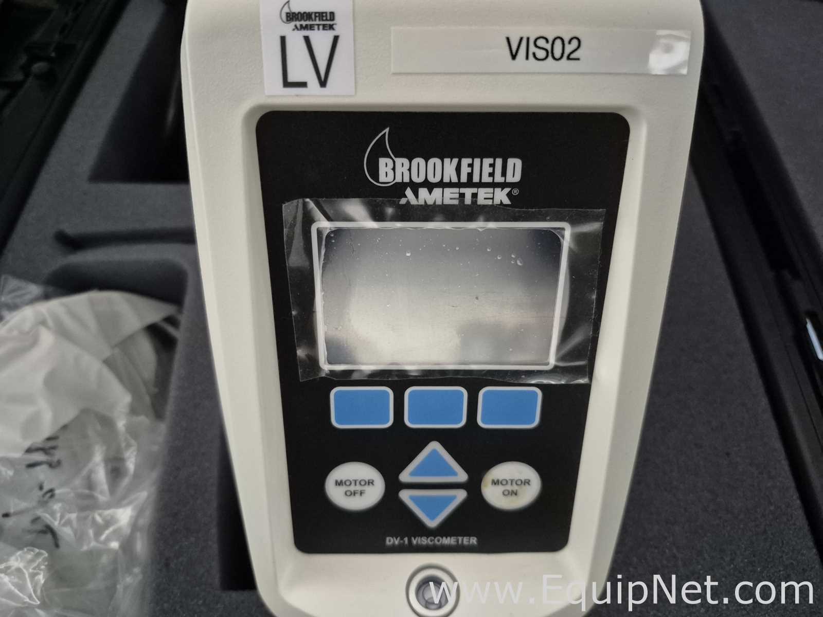 Brookfield Ametek DV-1 Viscometer with Accessories - Lab Crate No 4