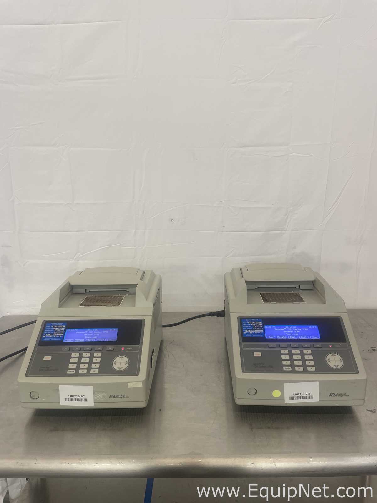 Lot of 2 Applied Biosystems Gene Amp 9700 PCR Systems