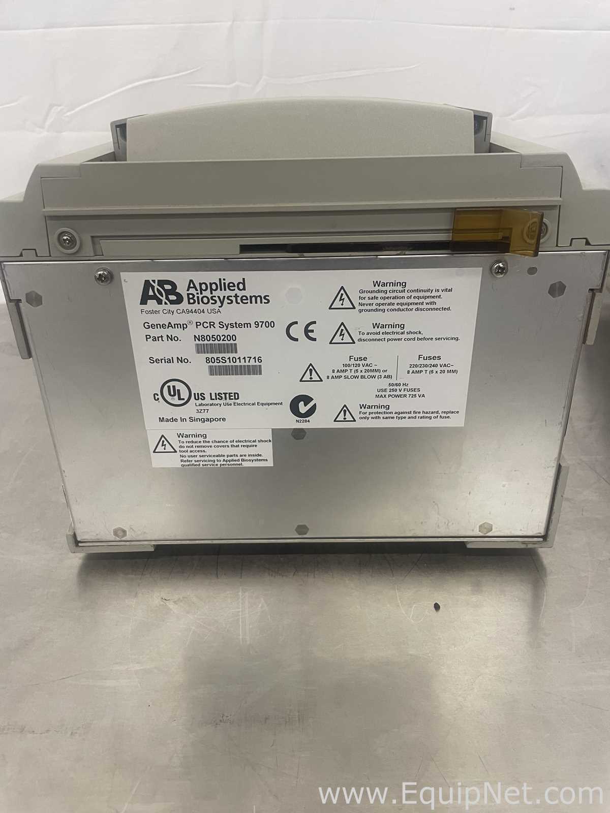 Lot of 2 Applied Biosystems Gene Amp 9700 PCR Systems