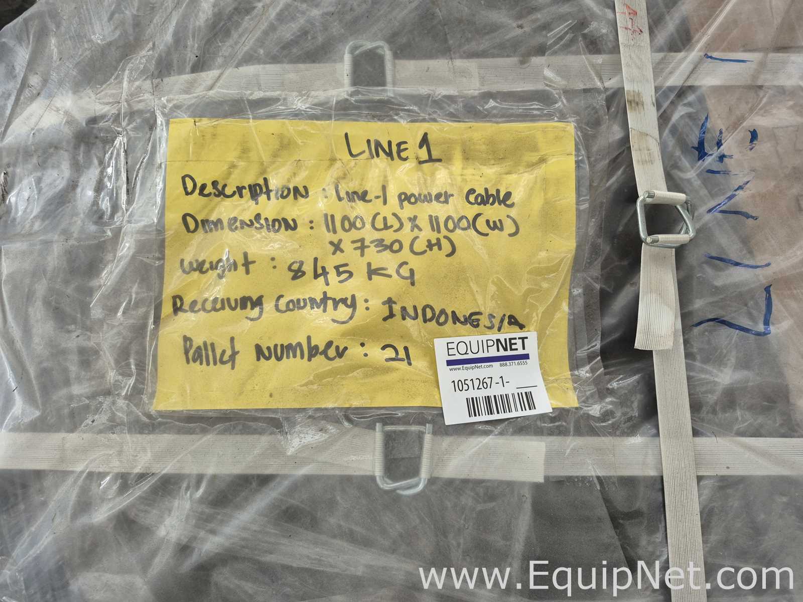 Lot of Line 1 Power Cable - Pallet No 21