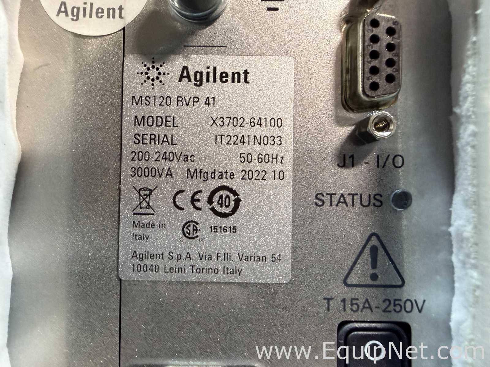 Agilent Technologies X3702-64100 MS120 Rotary Vane Pump