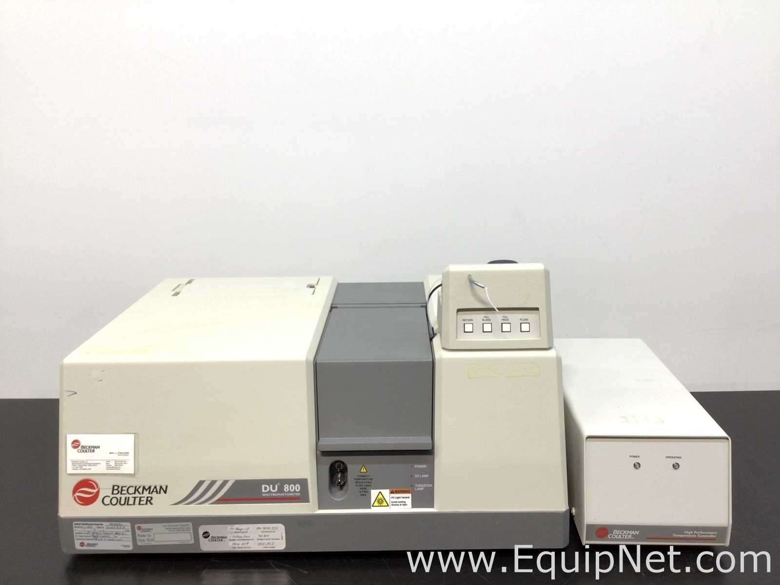 Beckman Coulter DU 800 Spectrophotometer With High Performace Temperature Controller