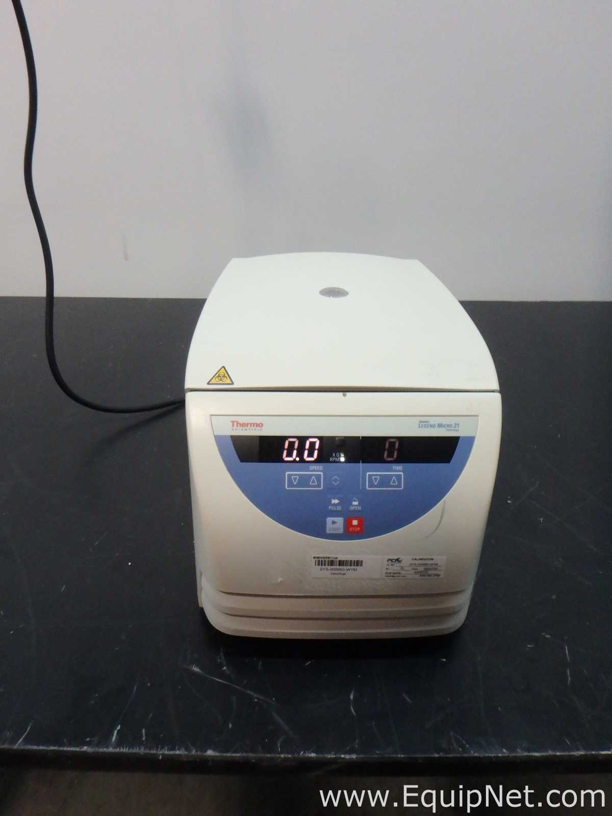 Thermo Scientific Legand Micro 21 Centrifuge