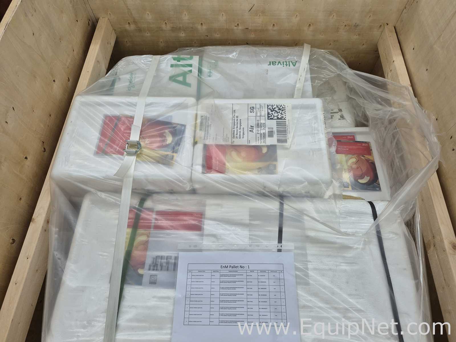 Lot of 8 Danfoss Variable Speed Drives - Pallet No 1