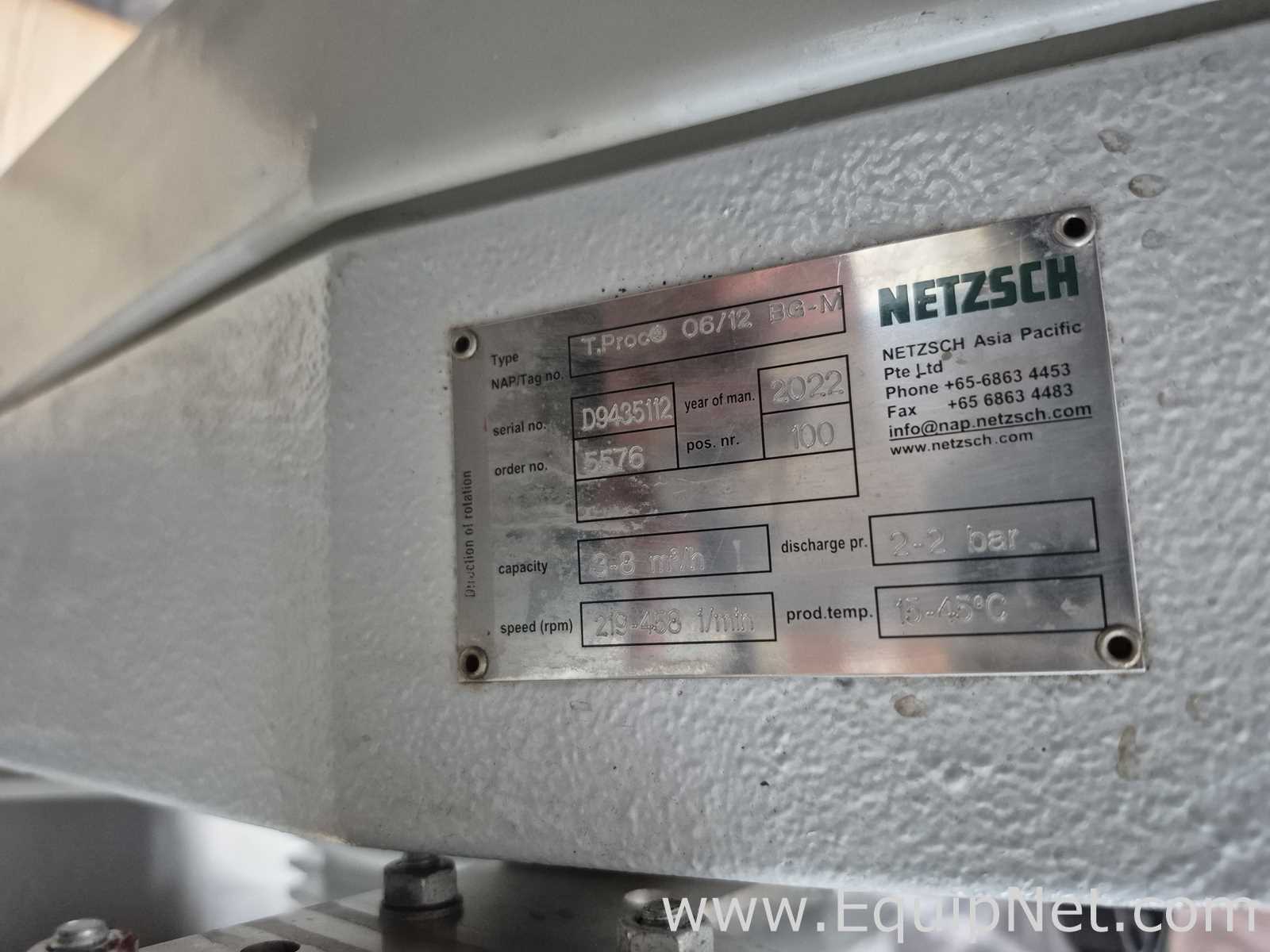 Lot of Two Netzsch Lobe Pumps - Pallet No 12