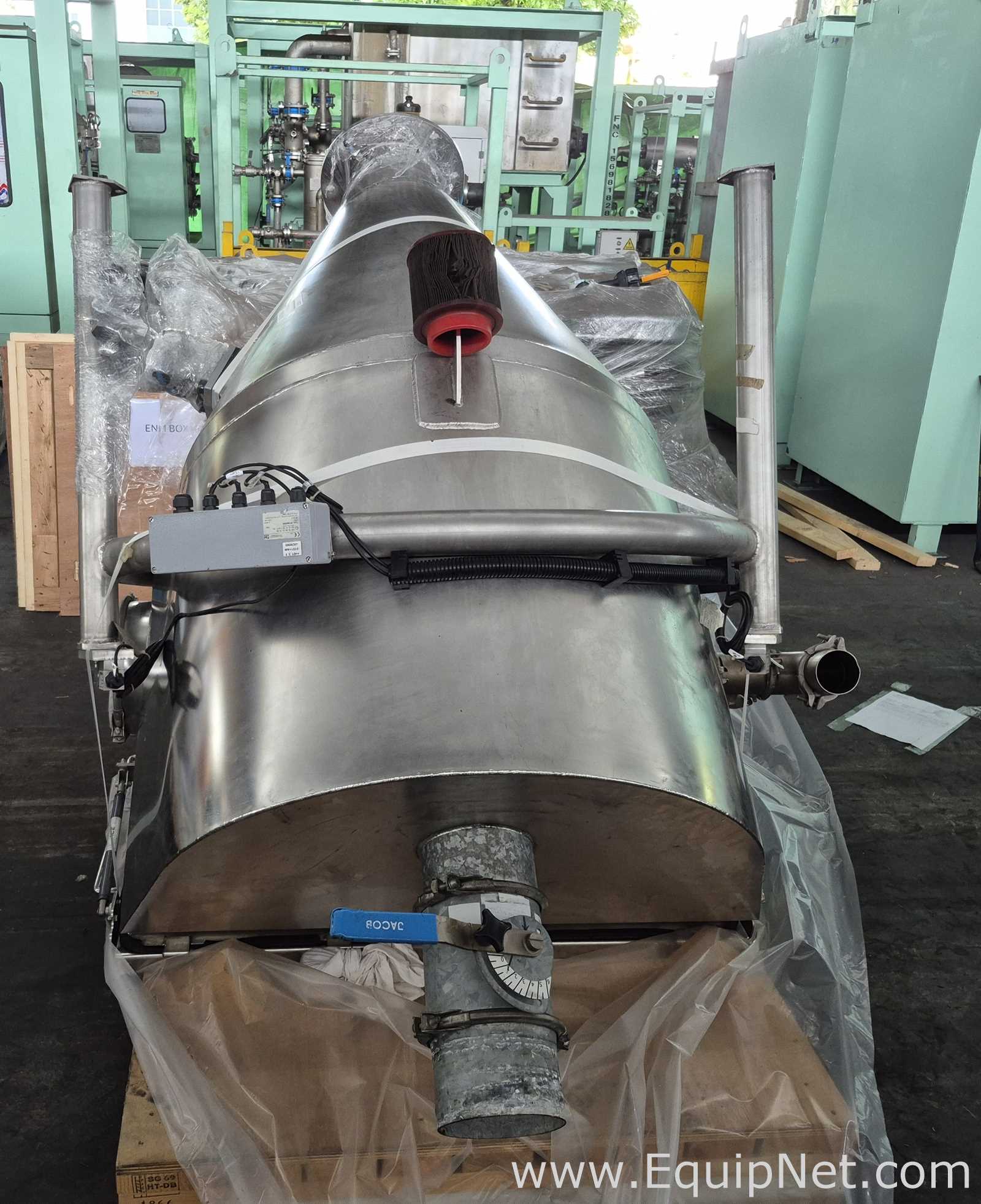 Netzsch Skid w Four 1000L SS Mix Tanks Netzsch Maxshear High Shear Mixer - Pregel NK-Premix Skid 3-1