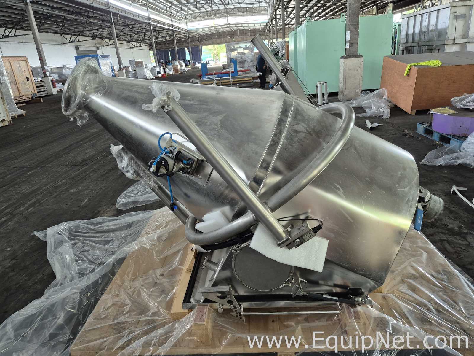 Netzsch Skid w Four 1000L SS Mix Tanks Netzsch Maxshear High Shear Mixer - Pregel NK-Premix Skid 3-1
