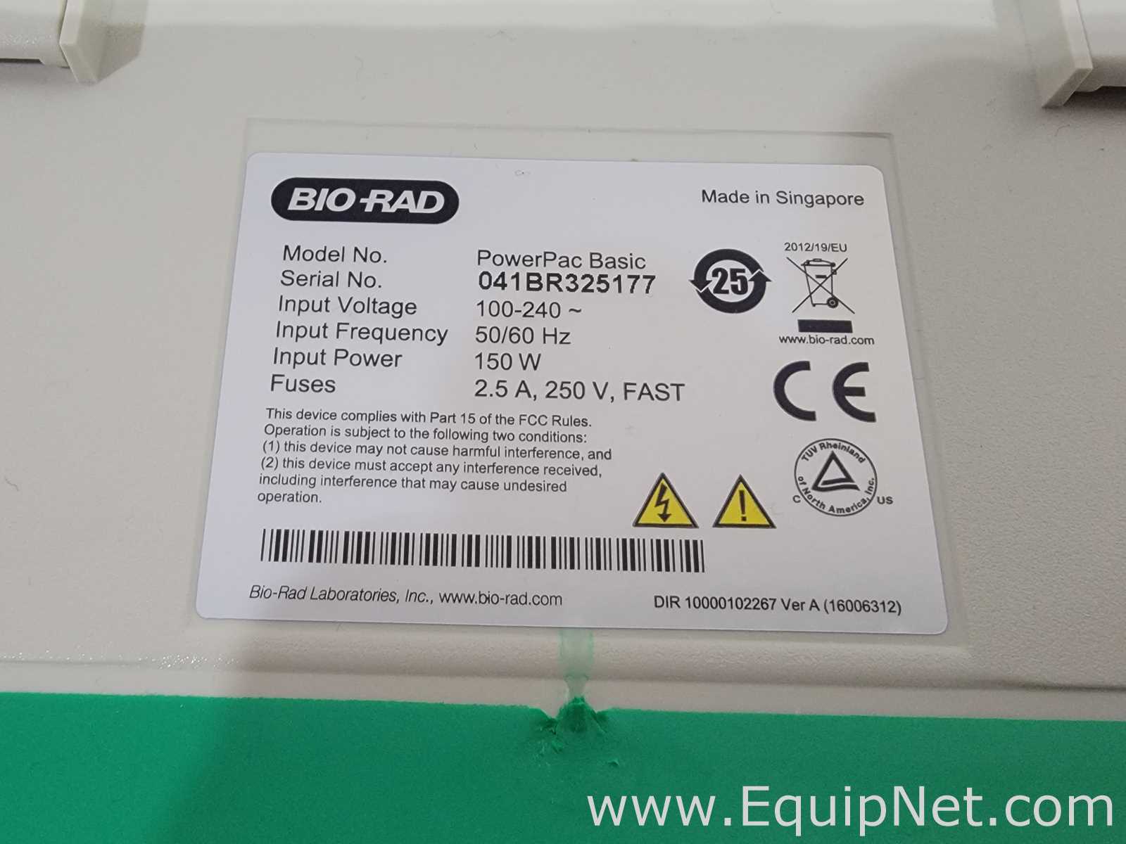 Electroforesis Bio-Rad Lot of 3 Power Pac Basic