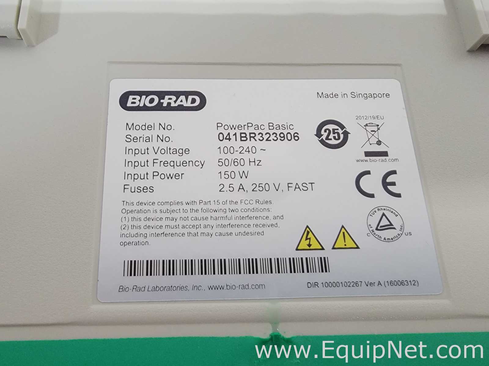 Electroforesis Bio-Rad Lot of 3 Power Pac Basic