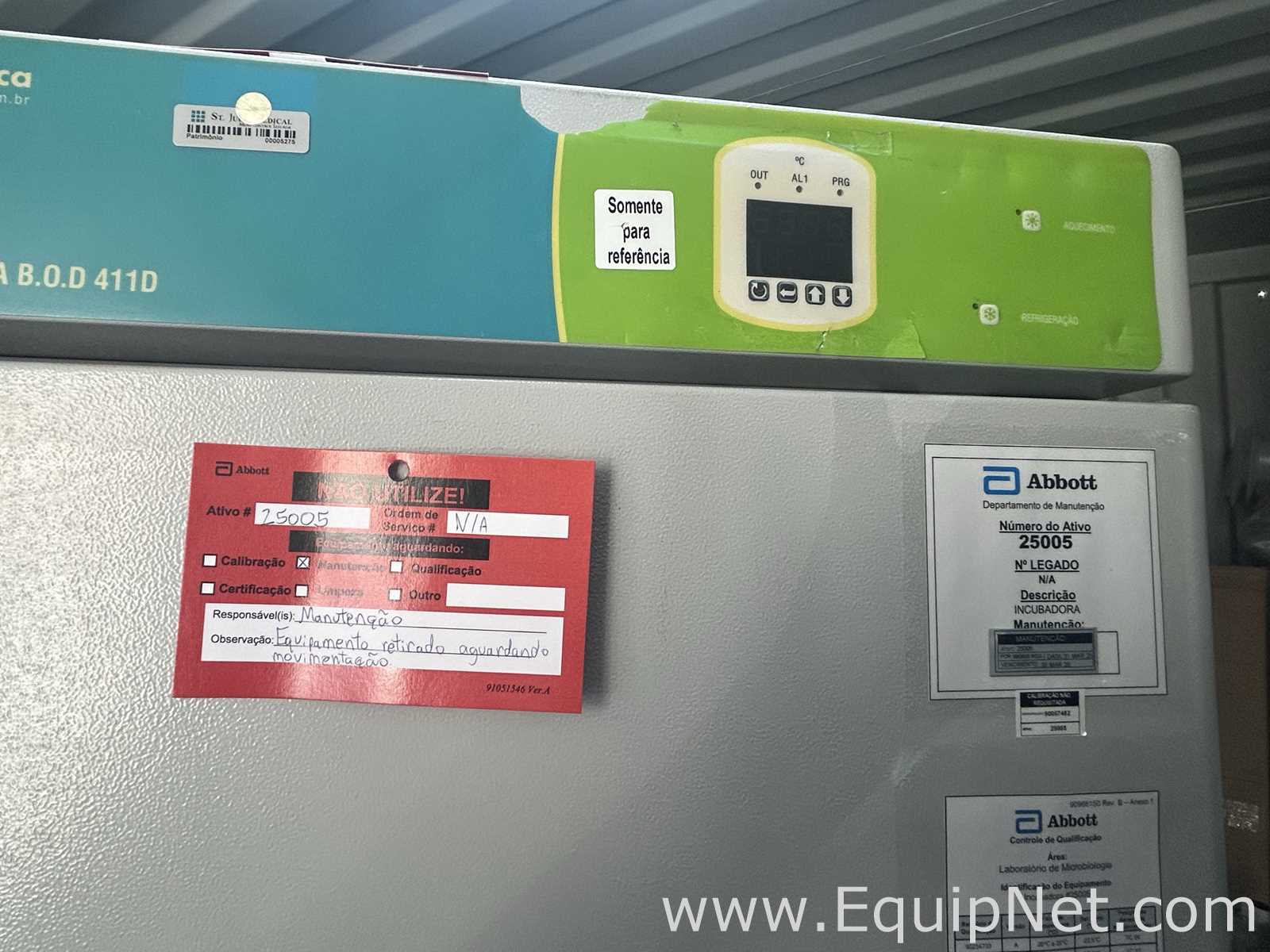 Incubadora B.O.D. Ethiktechnology Nova Ética 411-DE255