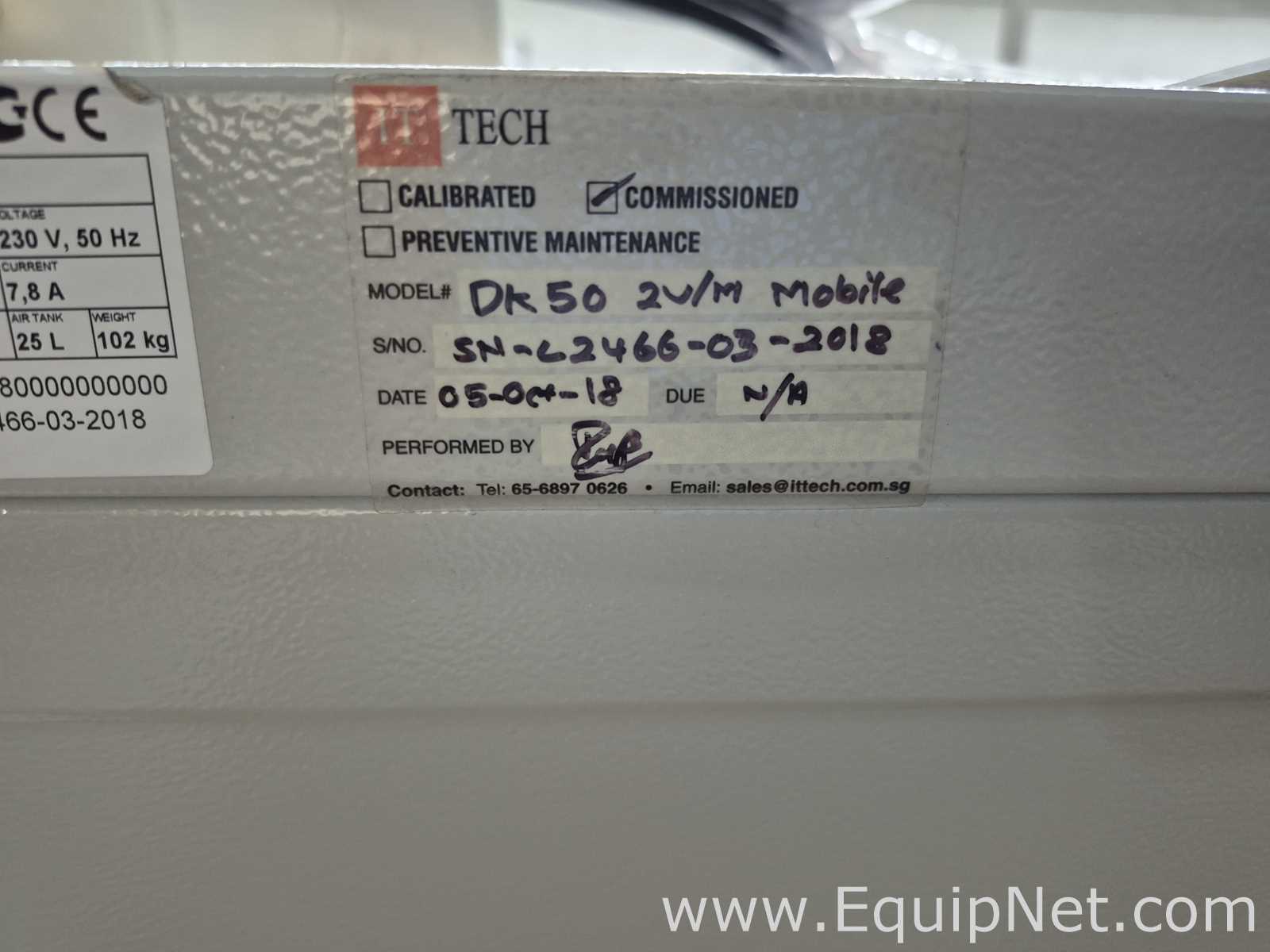 Ekom DK50 2V/M MOBILE Air Compressor wth Gas Auto Switch Panel - Lab Crate No 5