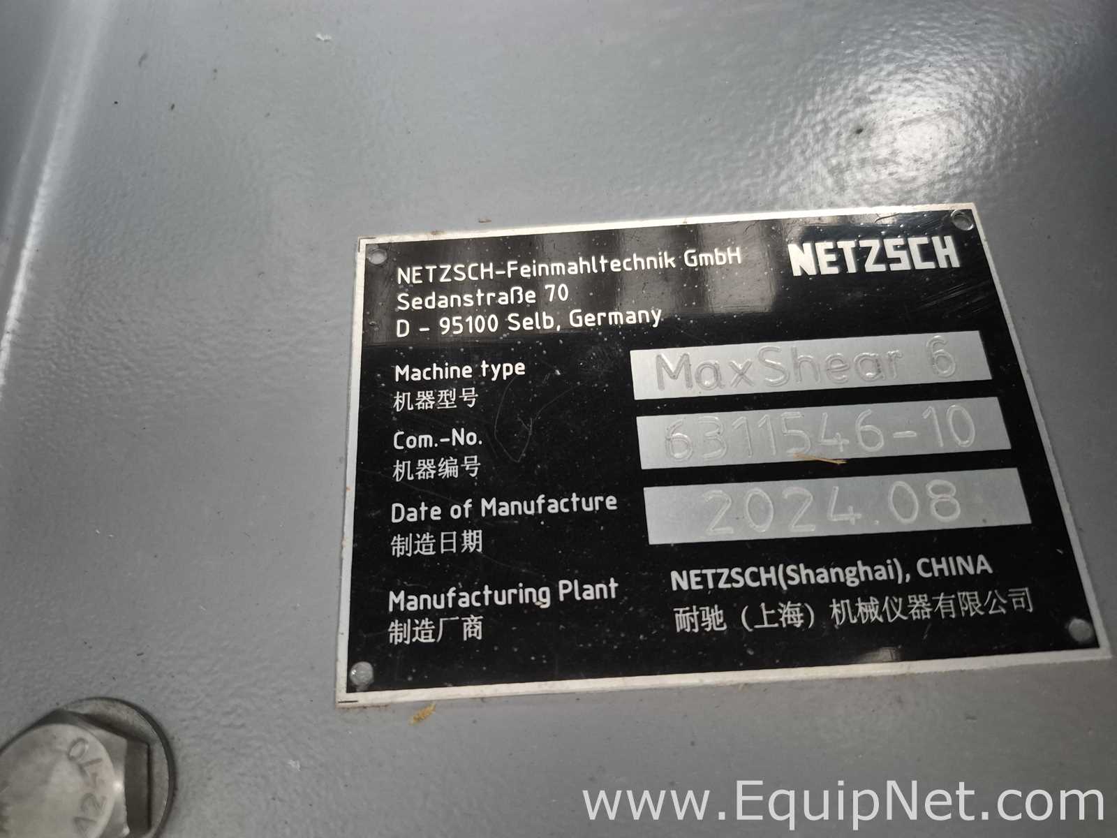 Netzsch 160M-02 Maxshear 6 for Line - Pregel and Premix Complete Assembly - Box No 4