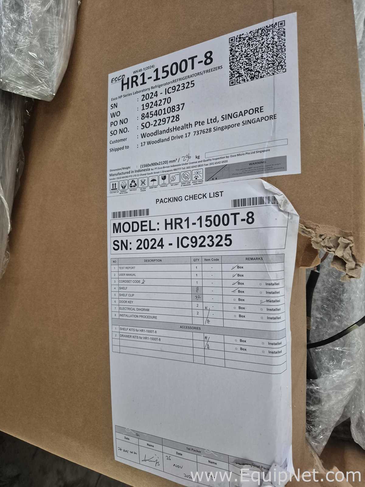 Campana de Ventilación y Flujo Esco 