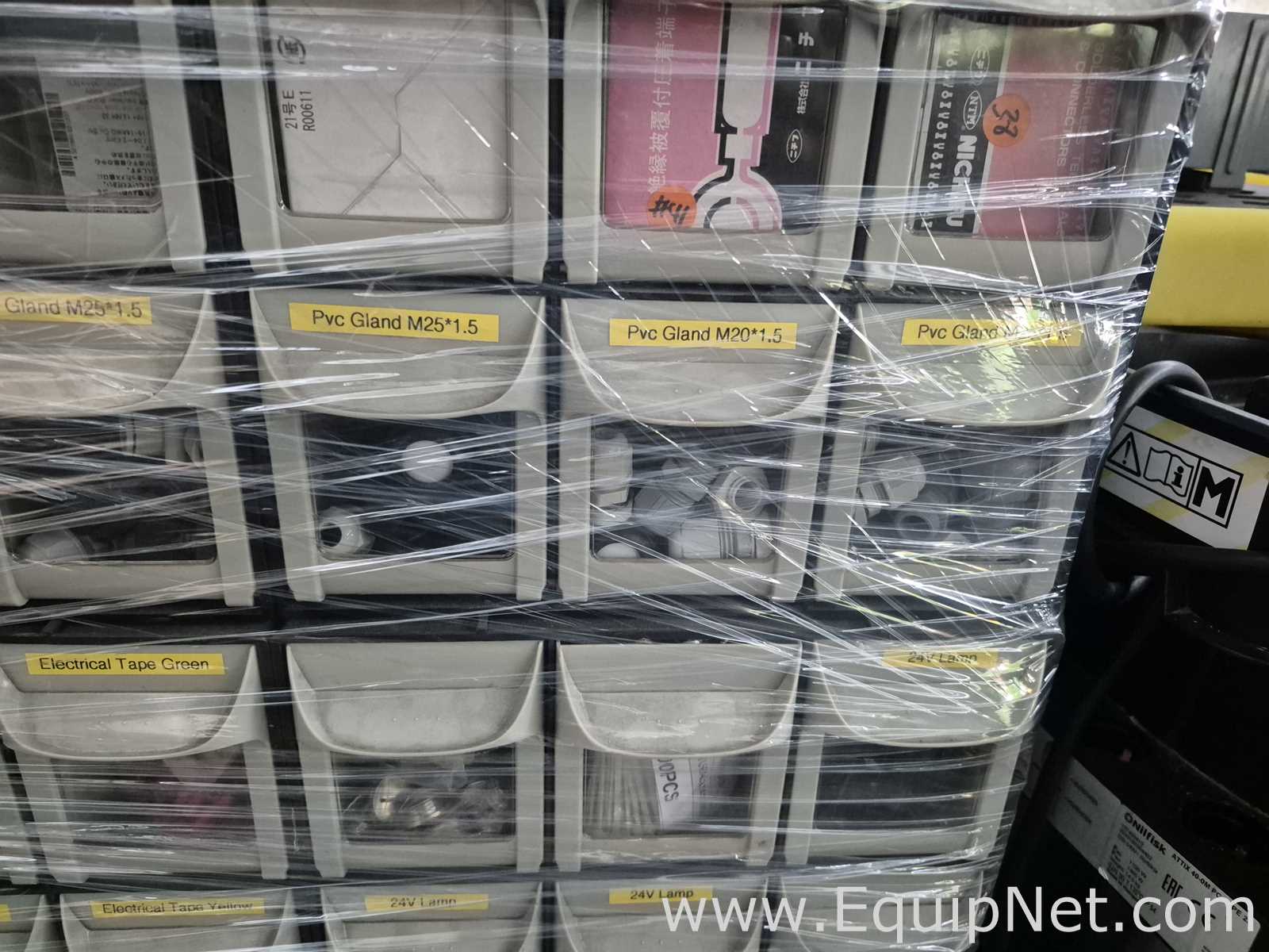 Lot of Vaccum Machines, Tool Cabinets, Portable Ventilator, Scrapper Machine - Pallet No 107