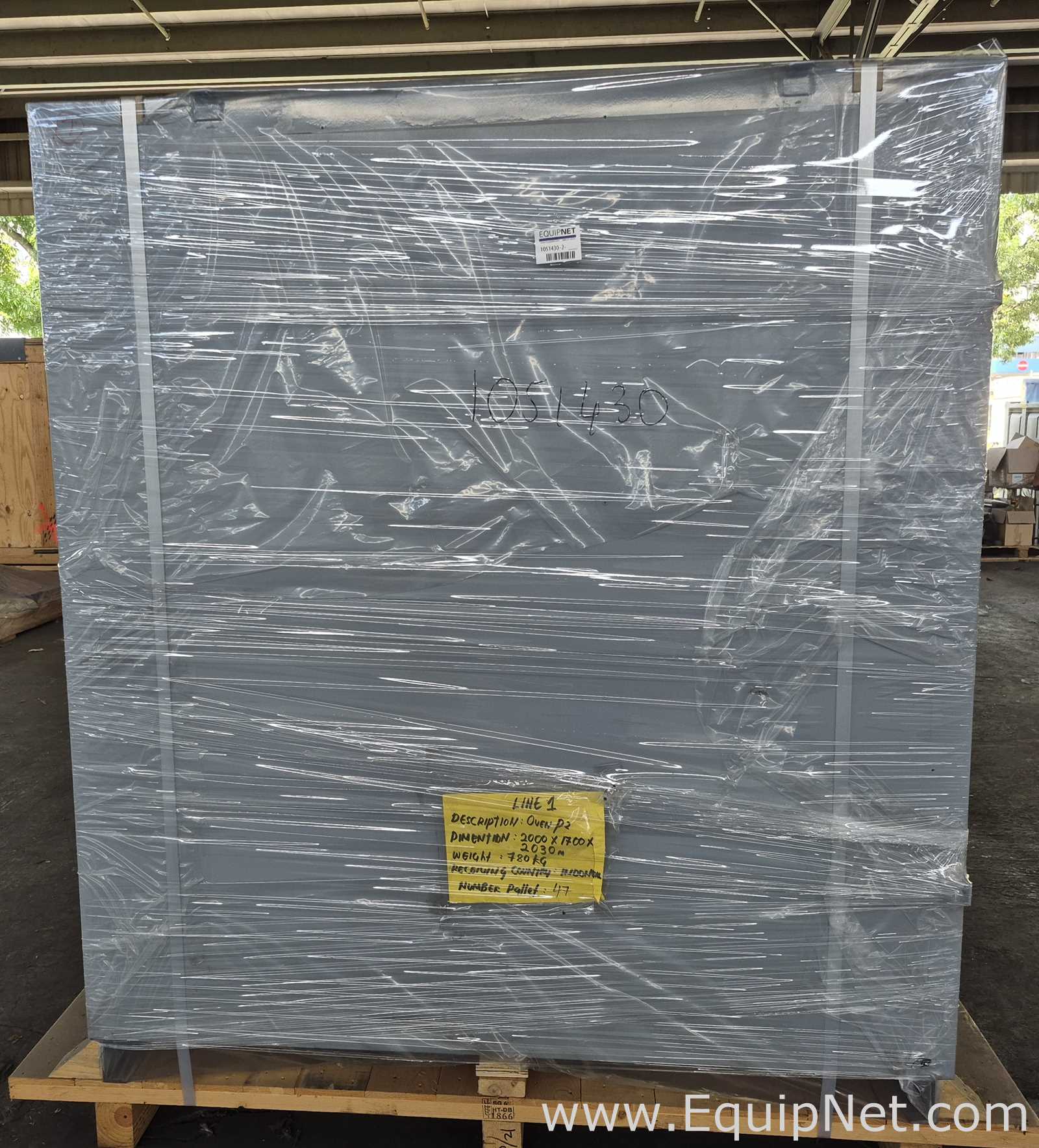 Lot of Line-1 Oven P2 - Pallet No 47
