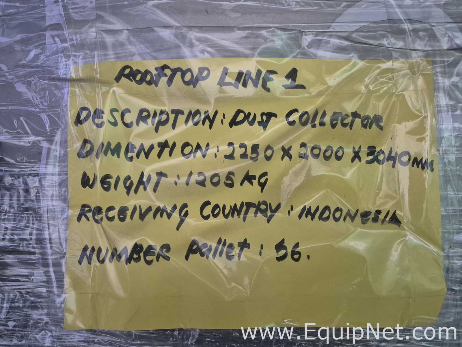 Donaldson Torit DFO3-18 Cartridge Dust Collector - Pallet No 56
