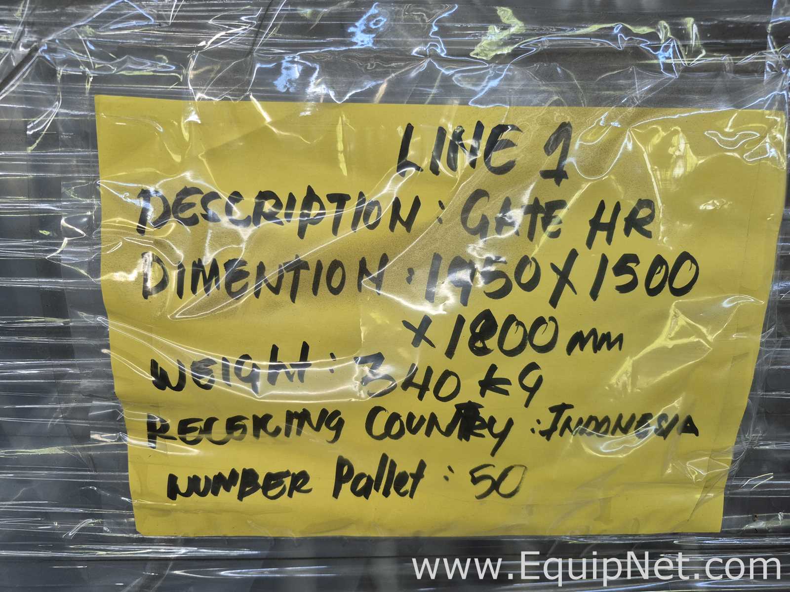 Lot of  Line-1 Gate HR - Pallet No 50
