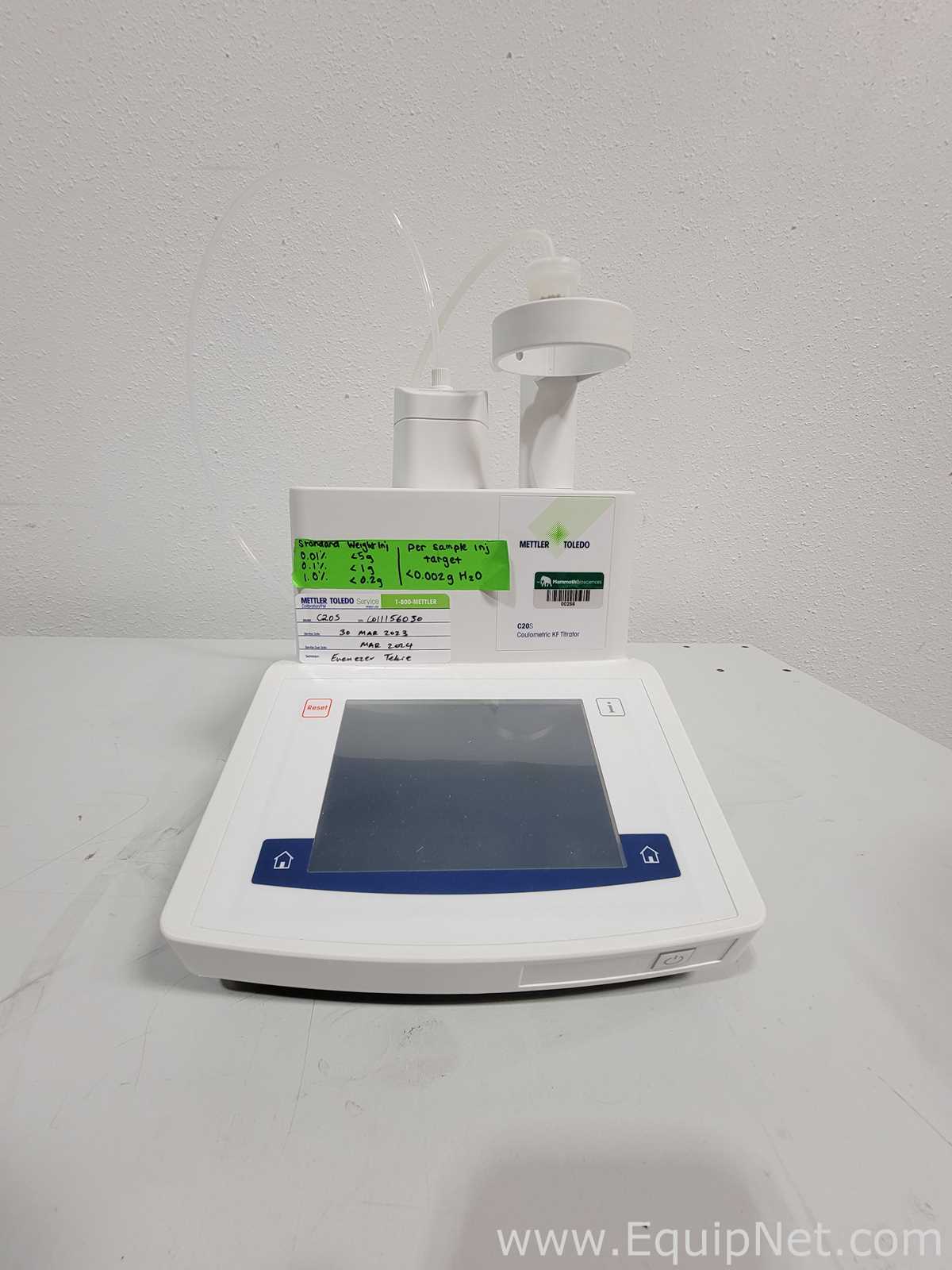 Mettler Toledo C20S Coulometric KF Titrator with Solvent Manager