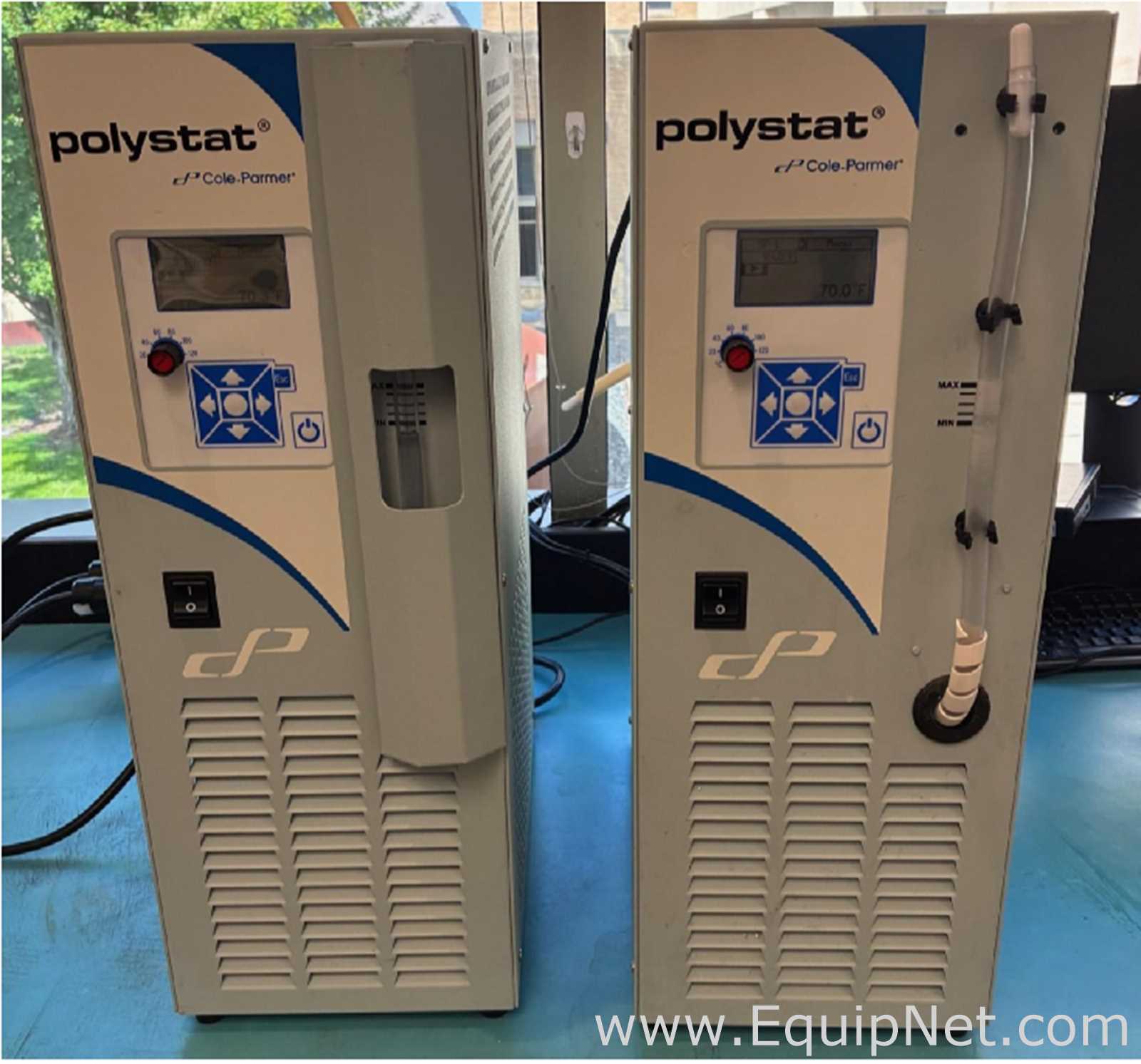 Lot of 2 Cole-Parmer Polystat CR250WU Cooling/Heating Recirculating Chillers