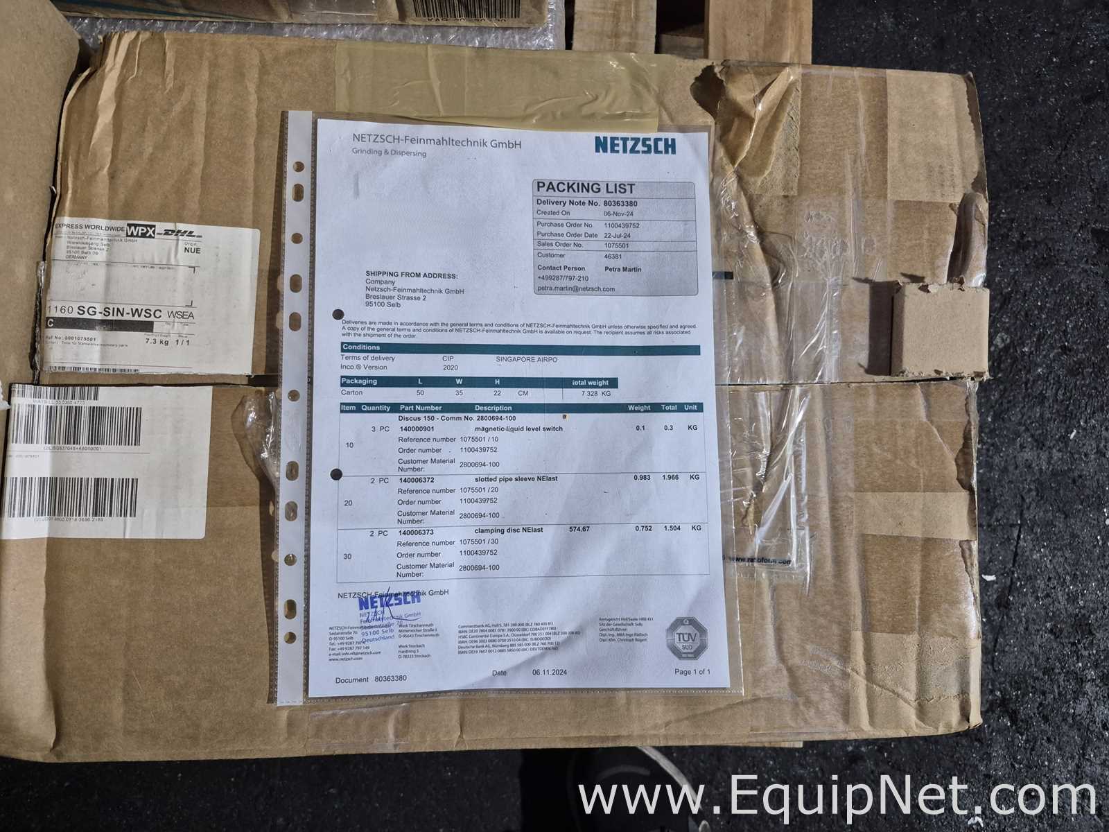 Lot of Bead Mill and Psimix Line 1 - Pallet No 39