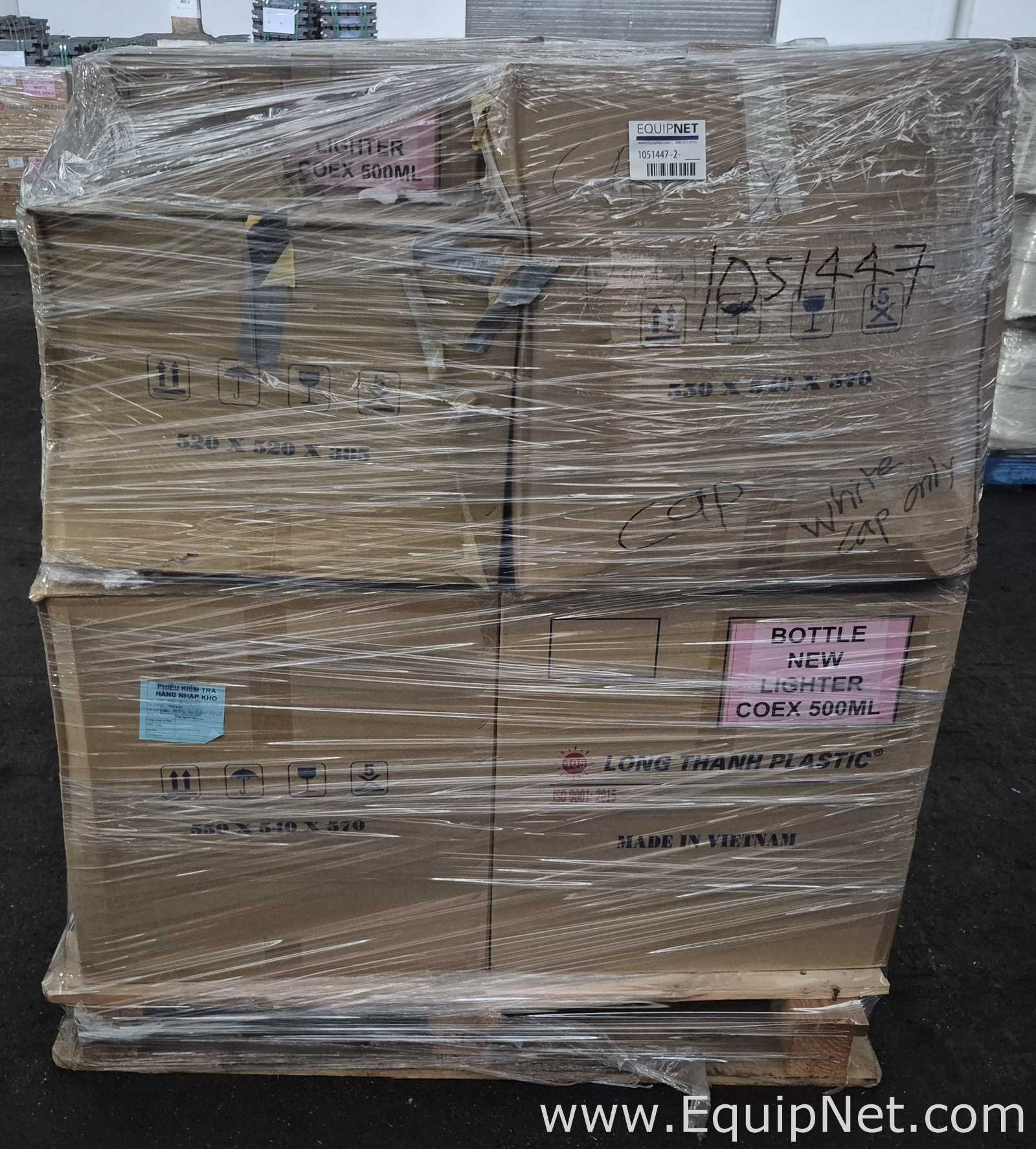 Lot of Sample CO-EX White Bottles 500 ml - Pallet No 88