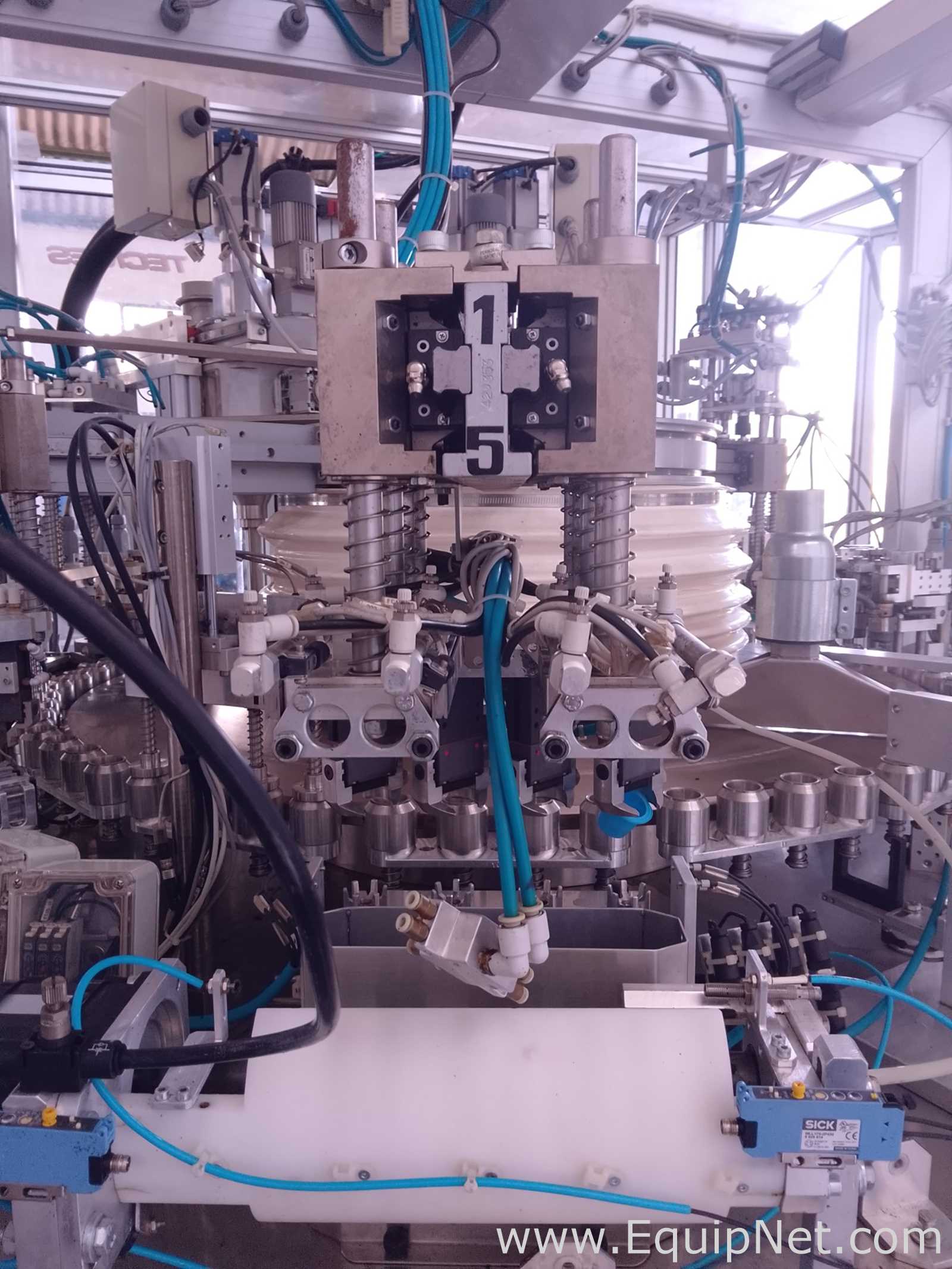 TECMES MOD. MB 55 BR3 - Coffee capsule packaging line