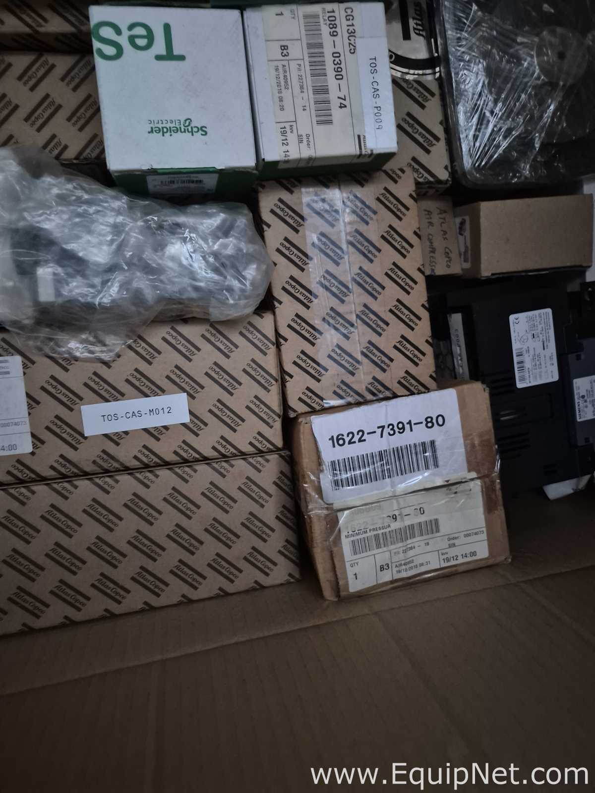 Lot of Air Compressor, Dust and Fume Extraction Spare Parts - Pallets No 27 and 37