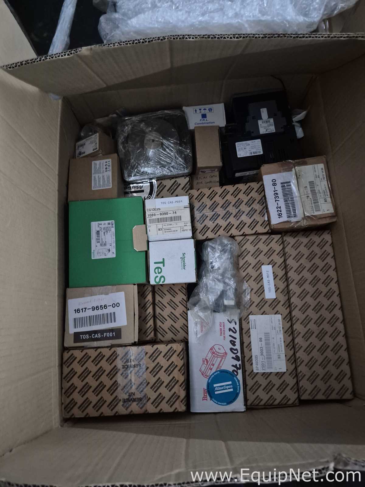 Lot of Air Compressor, Dust and Fume Extraction Spare Parts - Pallets No 27 and 37