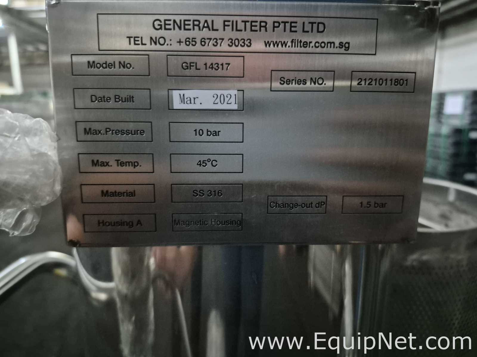 General Filter GFL 14317 Dual Filtration Skid - Pallet No 110