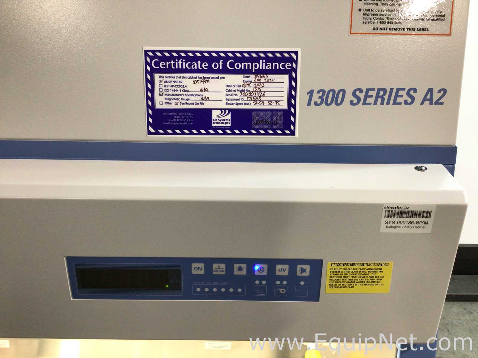 Thermo Scientific 1300 Series A2 Biological Safety Cabinet 4Ft With Stand