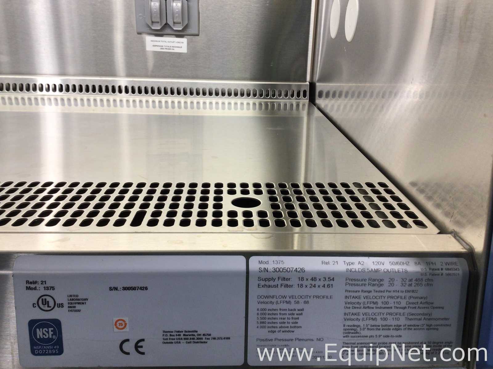 Thermo Scientific 1300 Series A2 Biological Safety Cabinet 4Ft With Stand