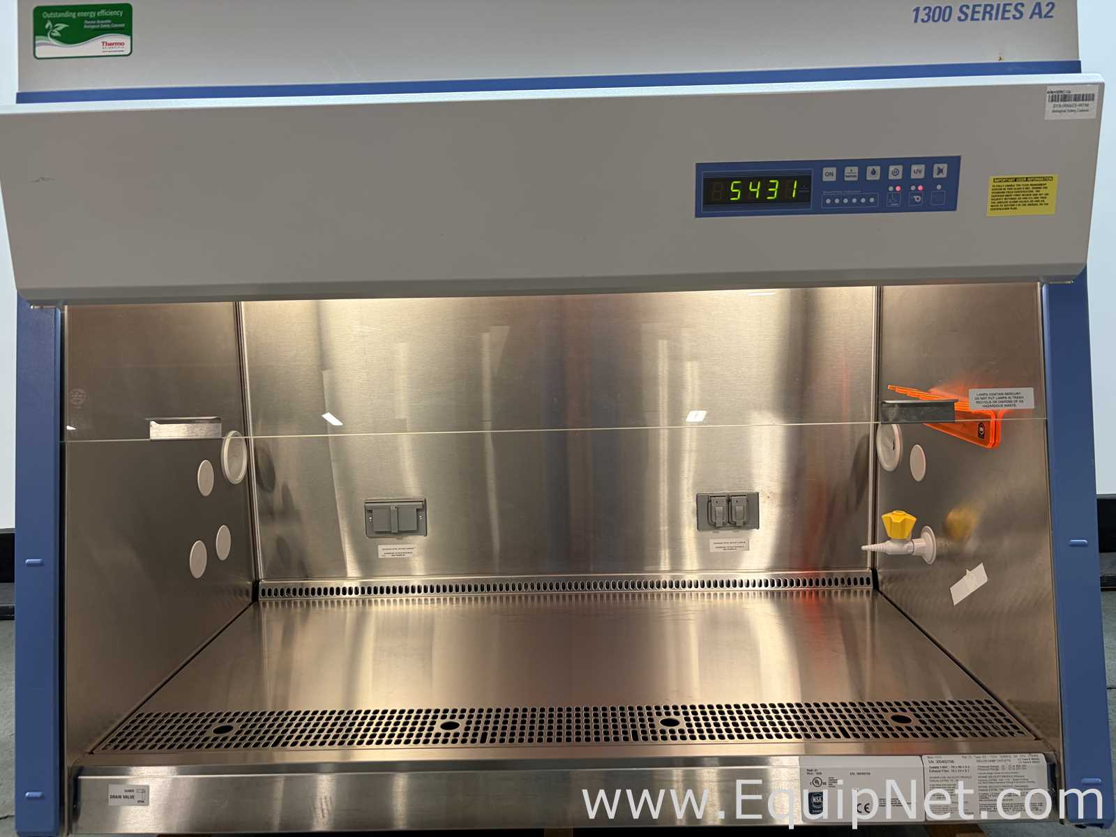 Thermo Fisher Scientific 1375 1300 Series A2 4Ft Biological Safety Cabinet with Stand