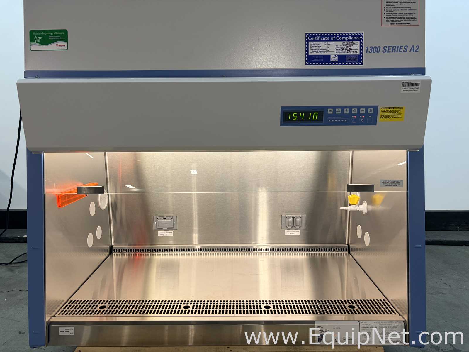 Thermo Fisher Scientific 1375 1300 Series A2 4Ft Biological Safety Cabinet with Stand