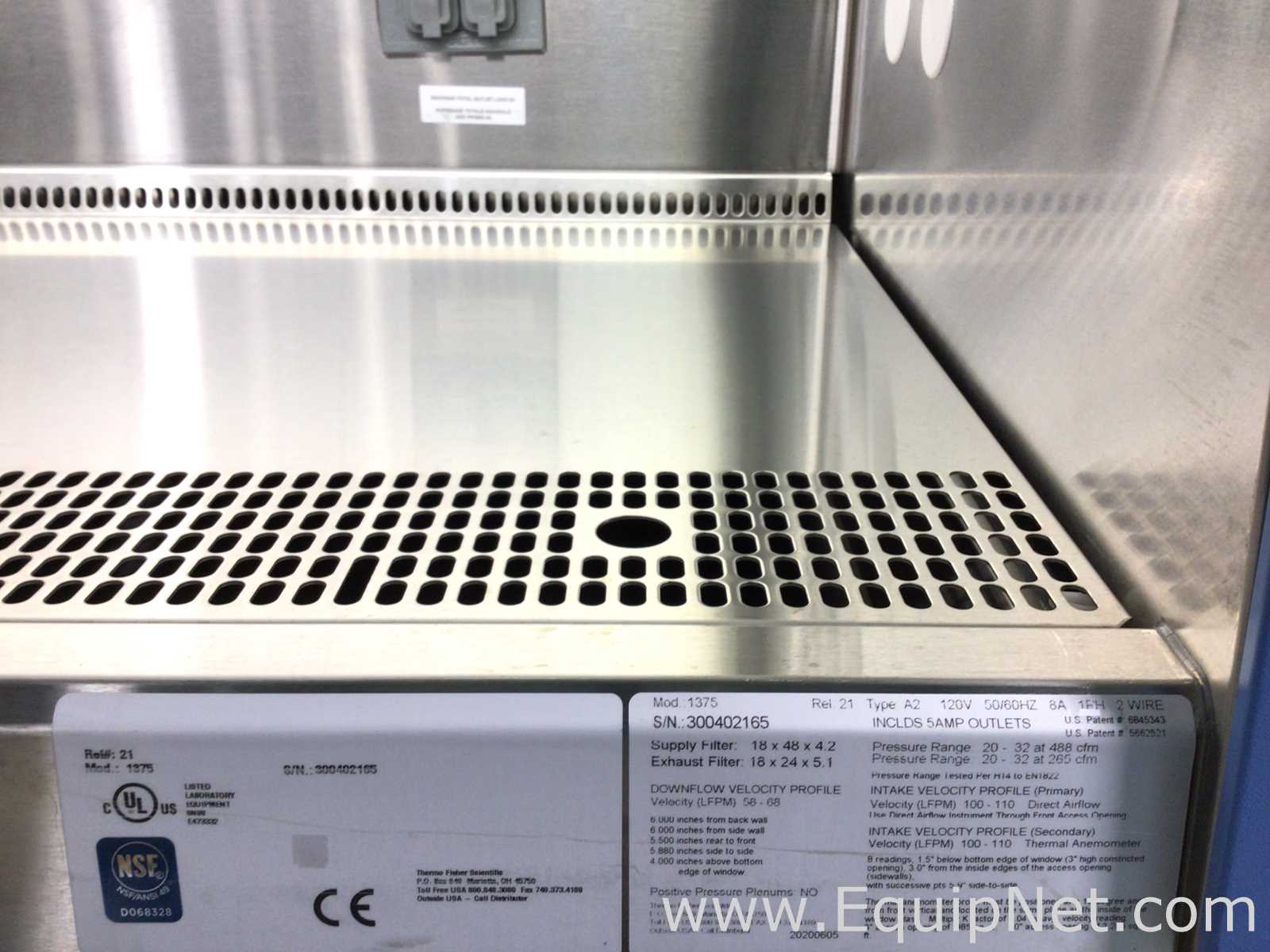 Thermo Scientific 1300 Series A2 Biological Safety Cabinet 4Ft With Stand