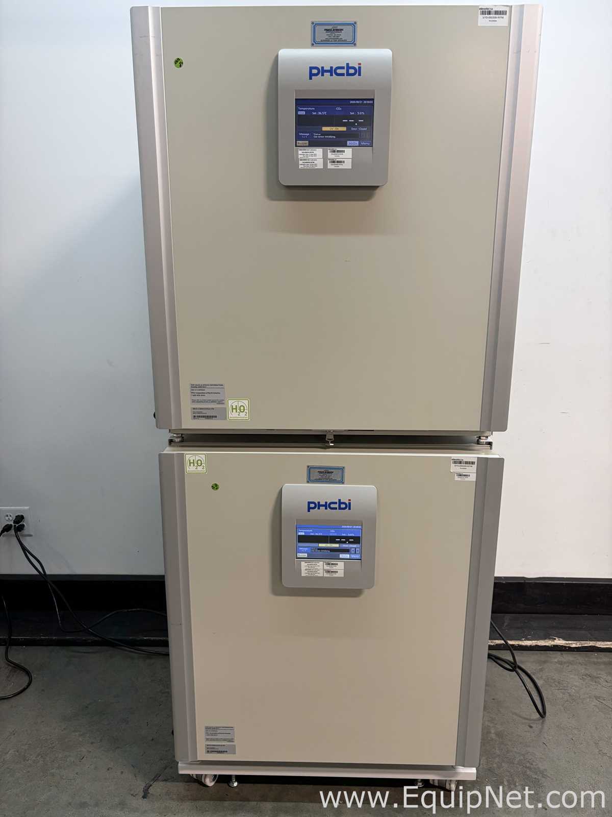 PHCBI MCO-230AICUVLG-PA Cell-IQ Double Stacked CO2 Incubator With 2 H2O2 Generators