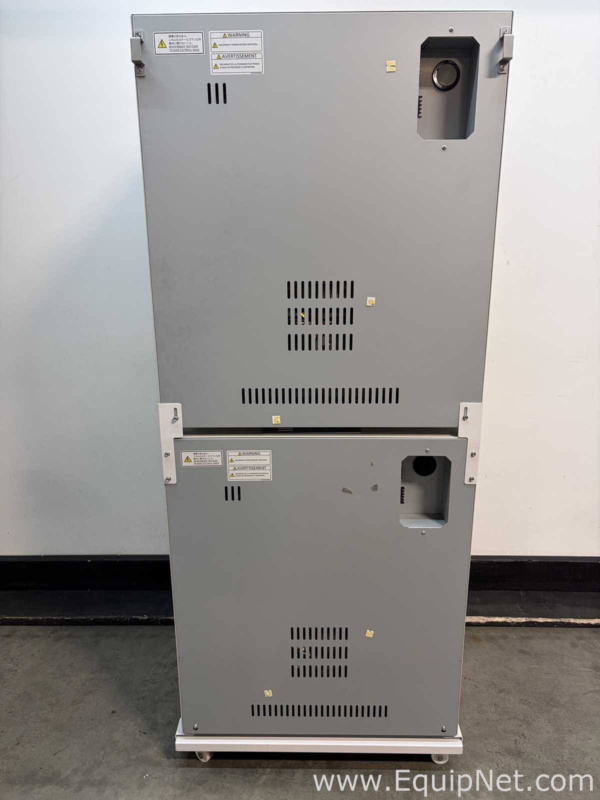 PHCBI MCO-230AICUVLG-PA Cell-IQ Double Stacked CO2 Incubator With 2 H2O2 Generators