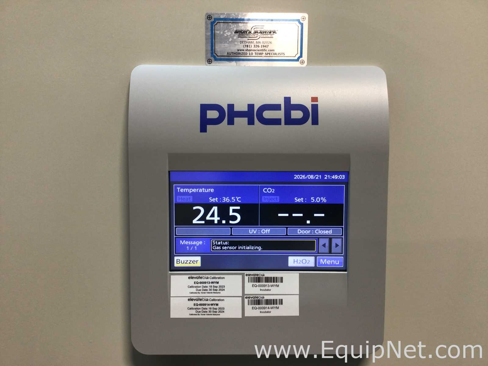 PHCBI MCO-230AICUVLG-PA Cell-IQ Double Stacked CO2 Incubator With 2 H2O2 Generators