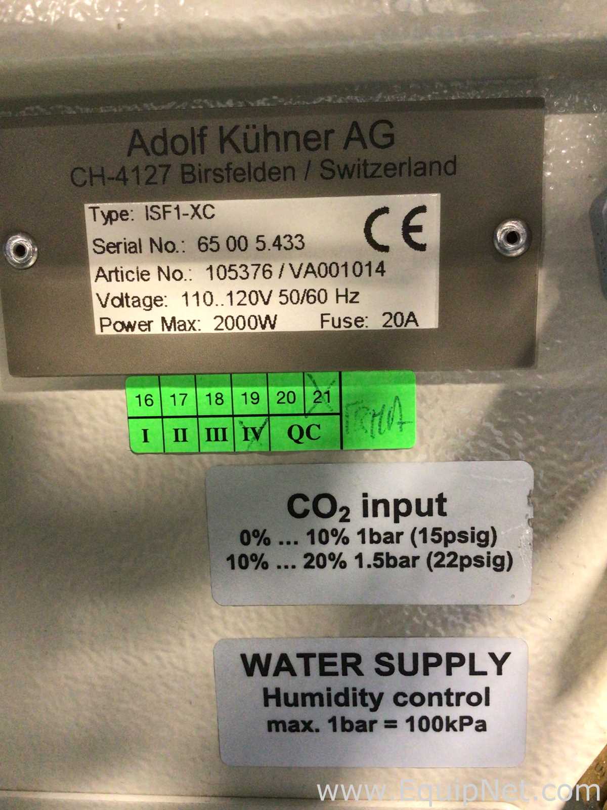 Agitador Kuhner Climo-Shaker ISF1-XC