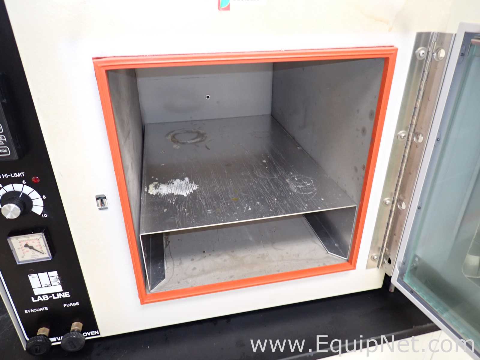 LabLine 3618P Vacuum Oven with Partlow MRC7000 Chart Recorder