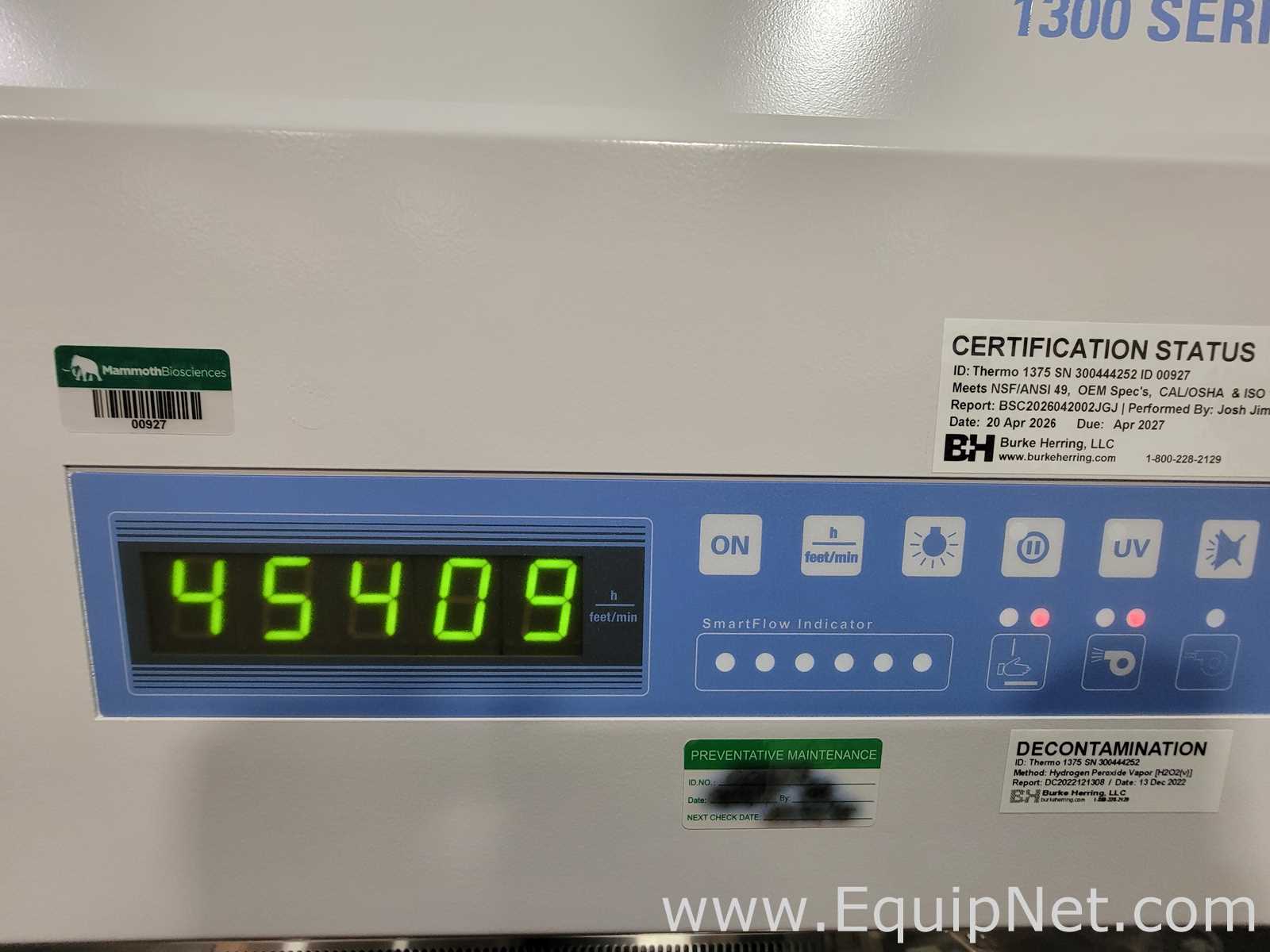 Cabina de Seguridad Biológica Thermo Scientific 1375