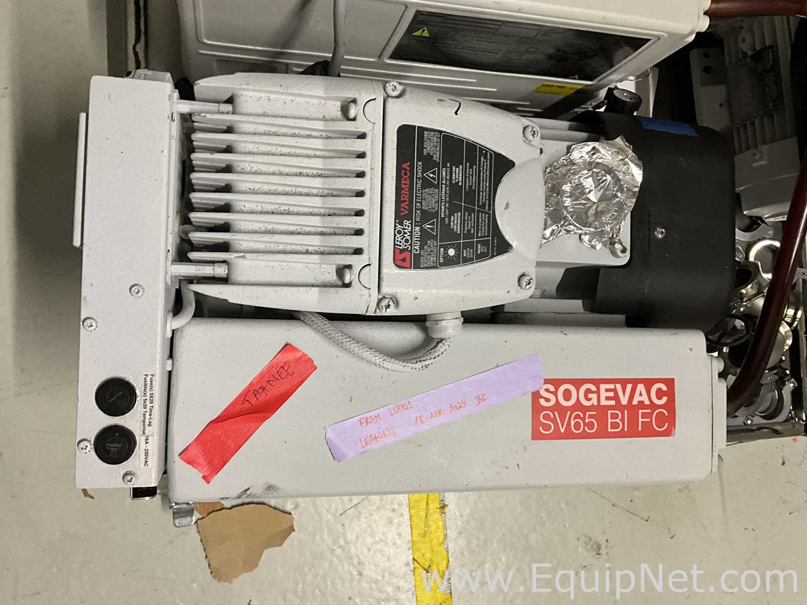 Bomba de Vacío Oerlikon Leybold SV65 BI FC