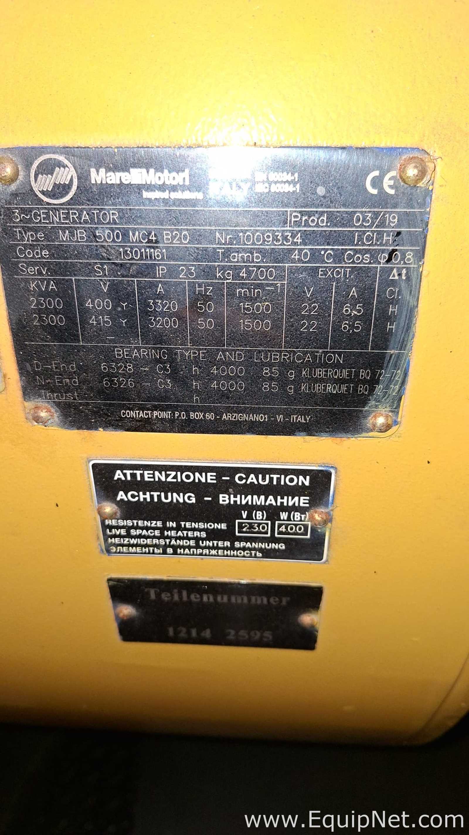 Caterpillar 2000KVA Gas Powered Generator
