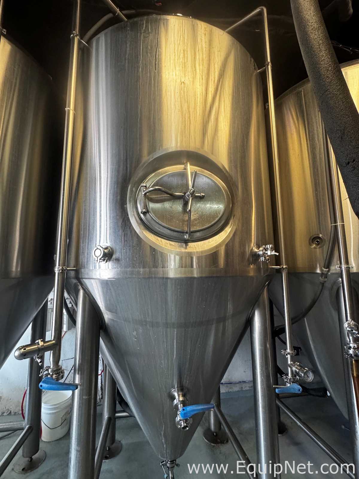 Premier Stainless Brewery Systems 30 BBL Steam Brewouse Complete With Tanks And Components