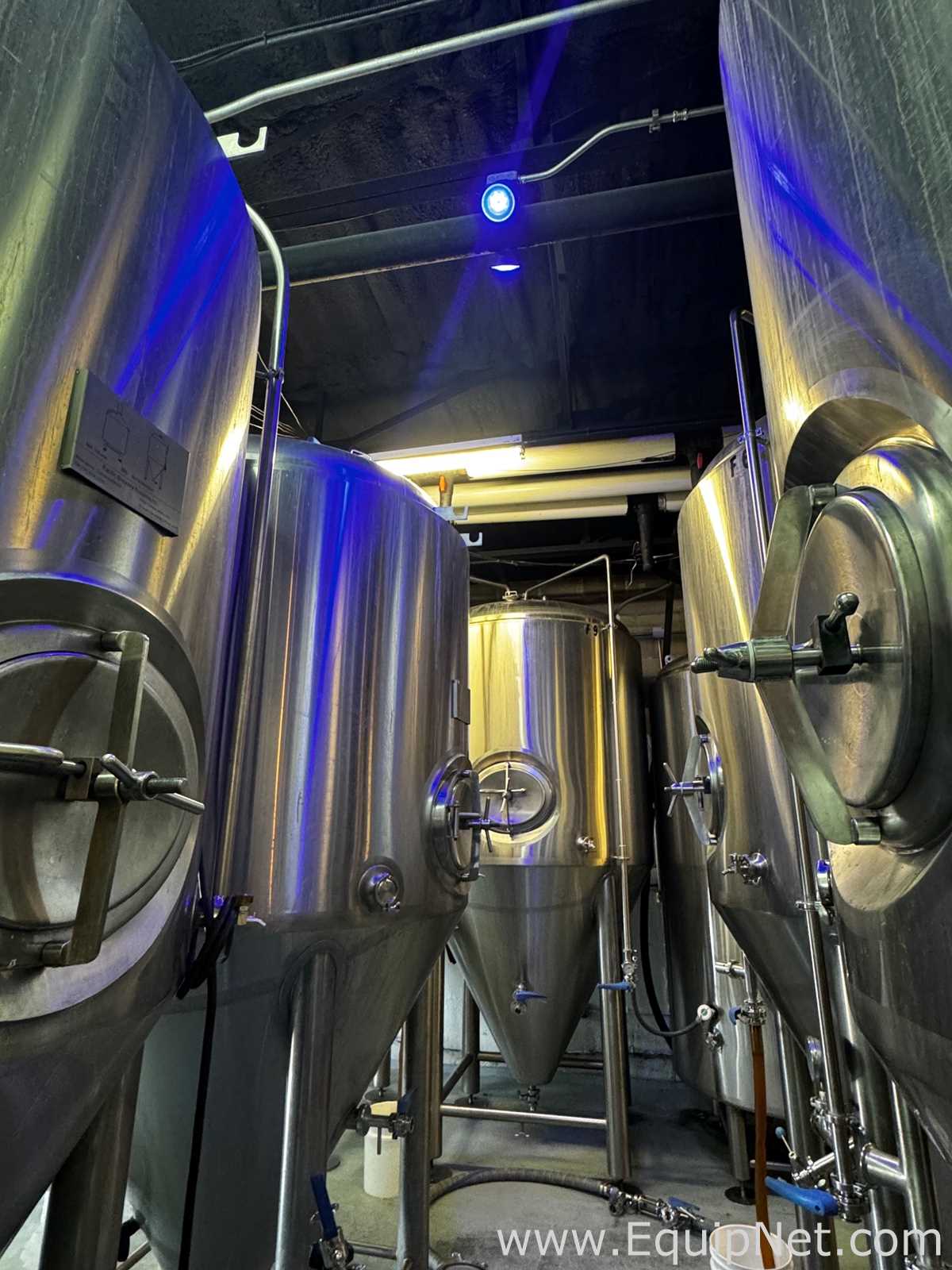 Premier Stainless Brewery Systems 30 BBL Steam Brewouse Complete With Tanks And Components