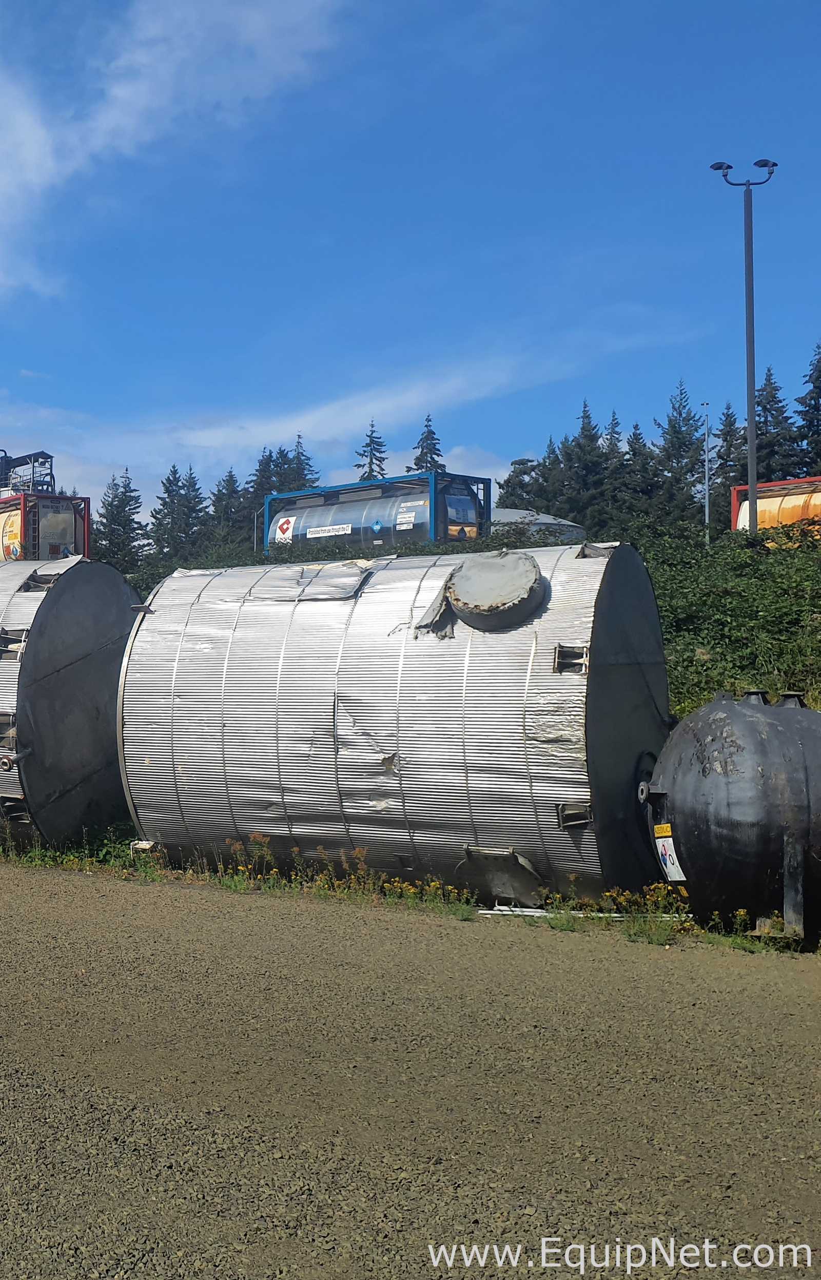 Wayron 12,500 Gallon 316L Stainless Steel Storage Tank