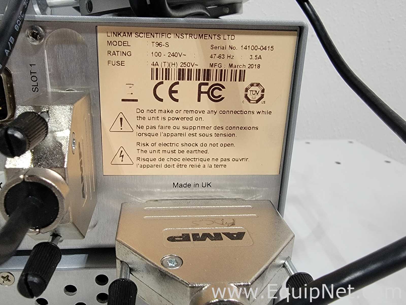 Linkam LNP96-S and Linkam T96-S Miscellaneous Lab Equipment