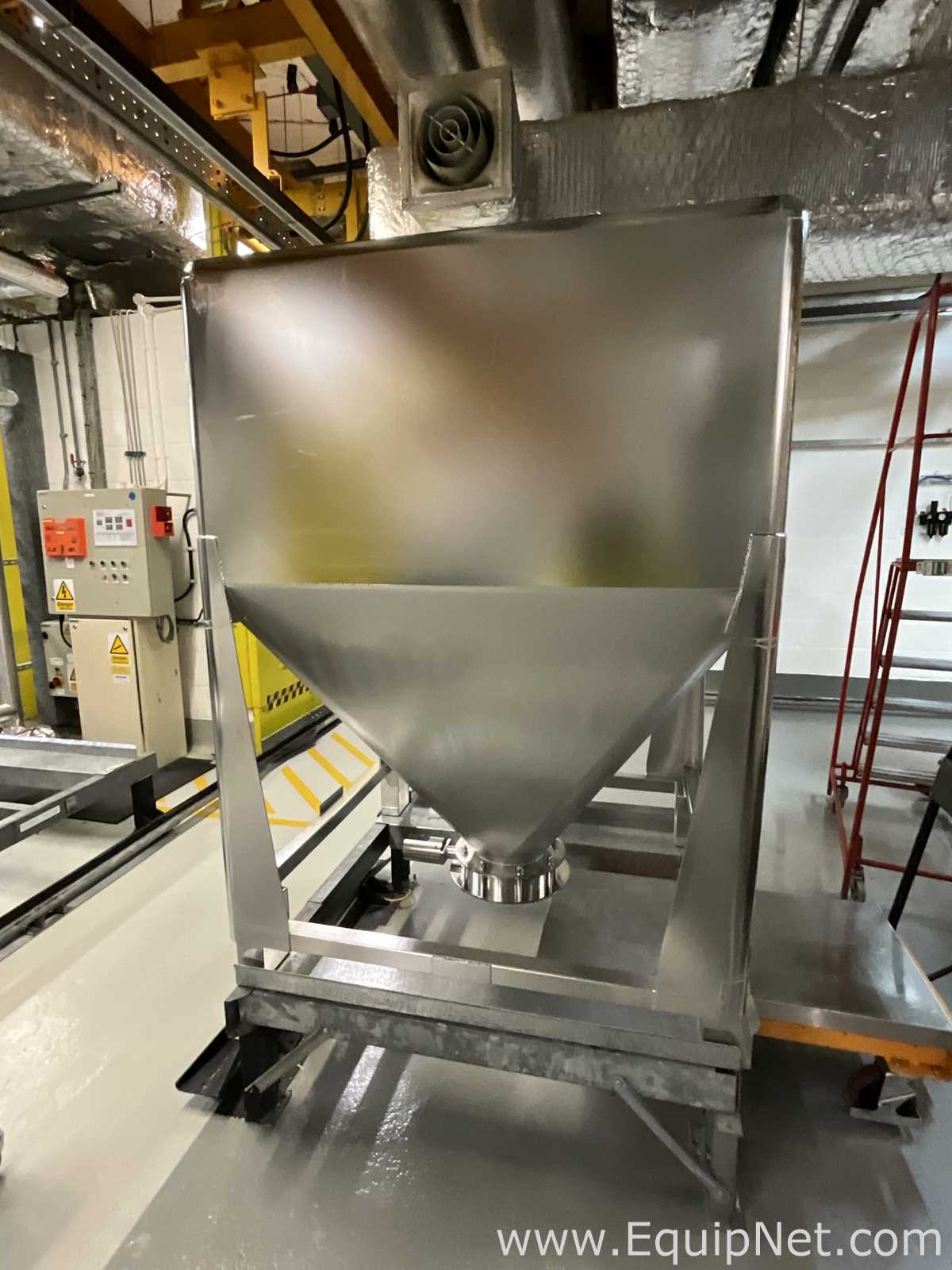 Lot of 24 Off Brookeson Material Handling Ltd 1425 Litre Stainless Steel IBCs