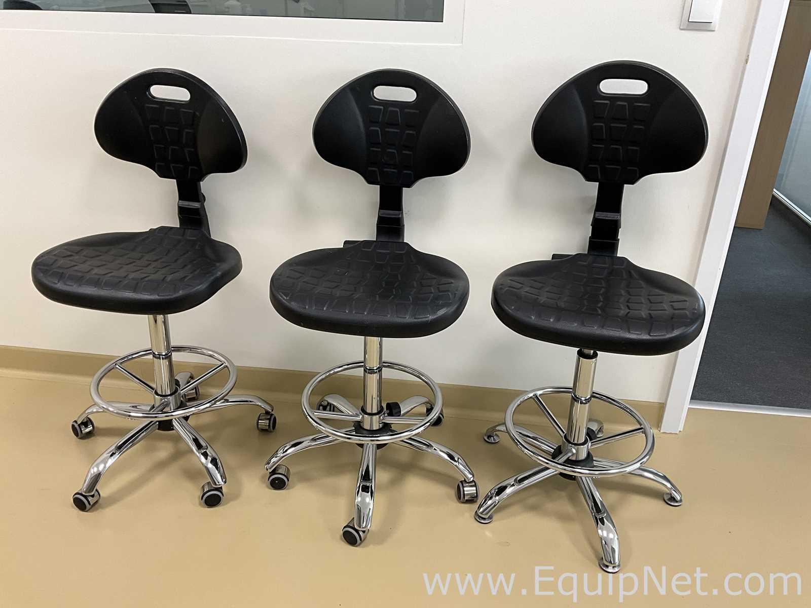 Lot of 3 Laboratory Chairs