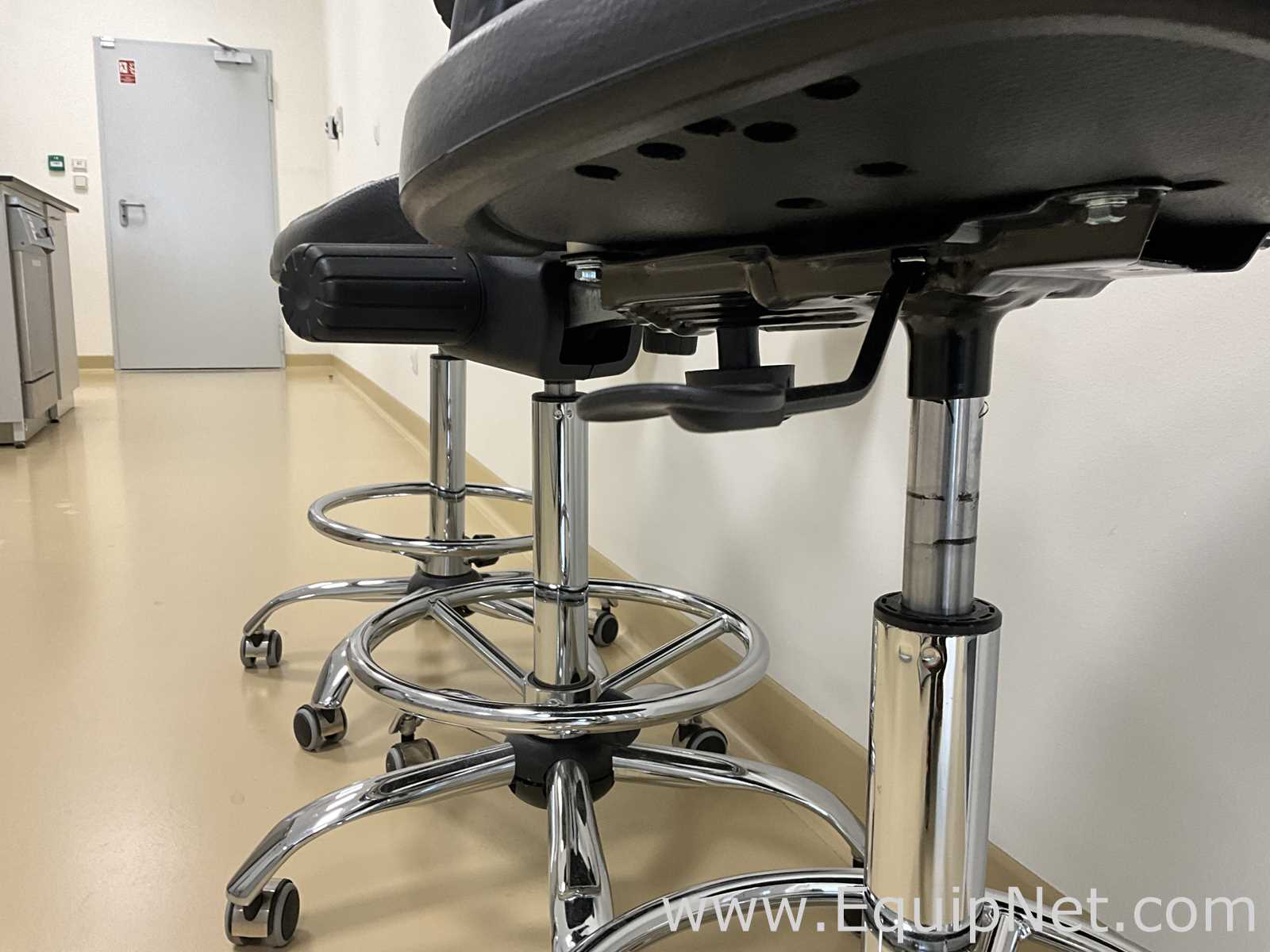 Lot of 3 Laboratory Chairs